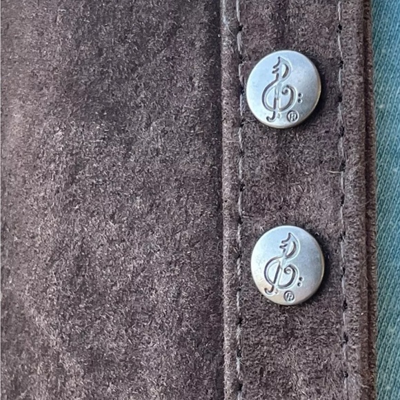 Vintage Carlos Falchi Brown suede fringe jacket size 1X womens - Picture 8 of 9